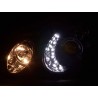 Daylight headlight LED DRL look Mercedes E Class type W211 02 06 chrome