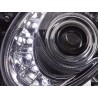 Daylight headlight LED DRL look Mercedes E Class type W211 02 06 chrome