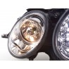 Daylight headlight LED DRL look Mercedes E Class type W211 02 06 chrome
