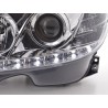 Daylight headlight LED DRL look Mercedes C Class W204 07 10 chrome