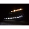 Daylight headlight LED DRL look Mercedes C Class W204 07 10 black