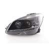 Daylight headlight LED DRL look Mercedes C Class W204 07 10 black