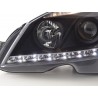 Daylight headlight LED DRL look Mercedes C Class W204 07 10 black