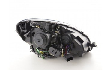 Daylight headlight LED DRL look Mercedes C Class W204 07 10 black