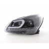Daylight headlight LED DRL look Mercedes C Class W204 11 14 black