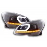 Daylight headlight LED DRL look Mercedes C Class W204 11 14 black