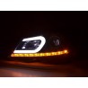 Daylight headlight LED DRL look Mercedes C Class W204 11 14 black