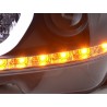 Daylight headlight LED DRL look Mercedes C Class W204 11 14 black