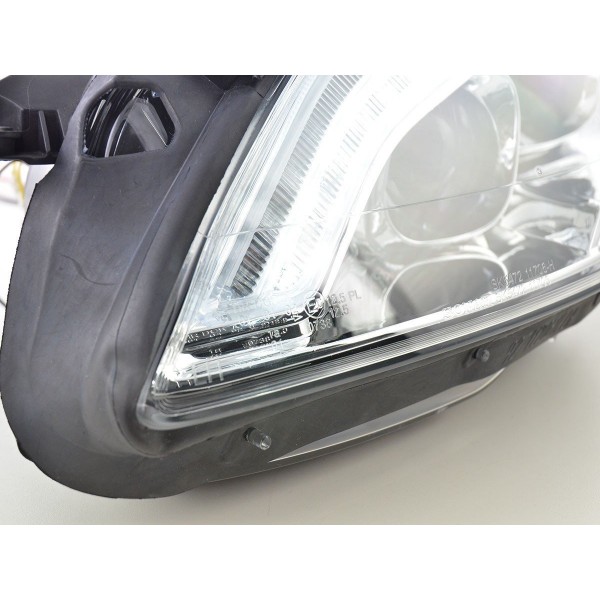 Daylight headlight LED DRL look Mercedes Benz S Class 221 05 09 chrome