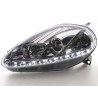Daylight headlights LED daytime running lights Fiat Grande Punto 199 05 08 chrome