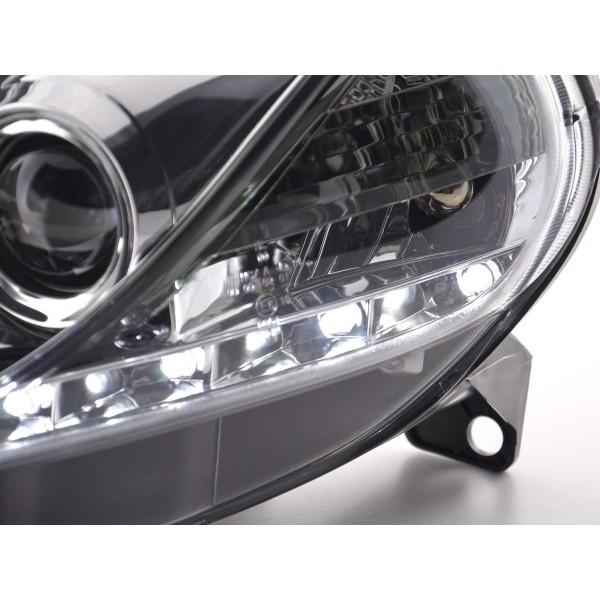 Daylight headlights LED daytime running lights Fiat Grande Punto 199 05 08 chrome