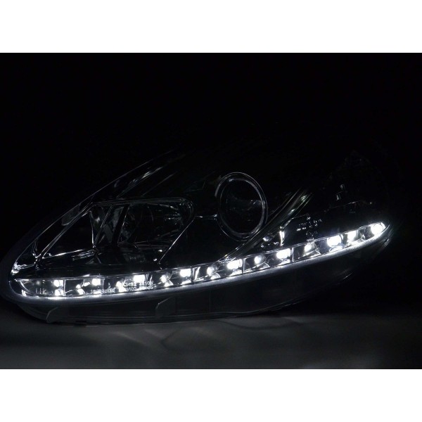 Daylight headlight LED daytime running lights Fiat Grande Punto 199 chrome