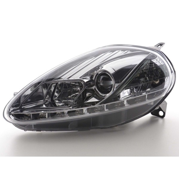 Daylight headlight LED daytime running lights Fiat Grande Punto 199 chrome