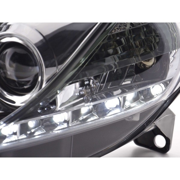 Daylight headlight LED daytime running lights Fiat Grande Punto 199 chrome