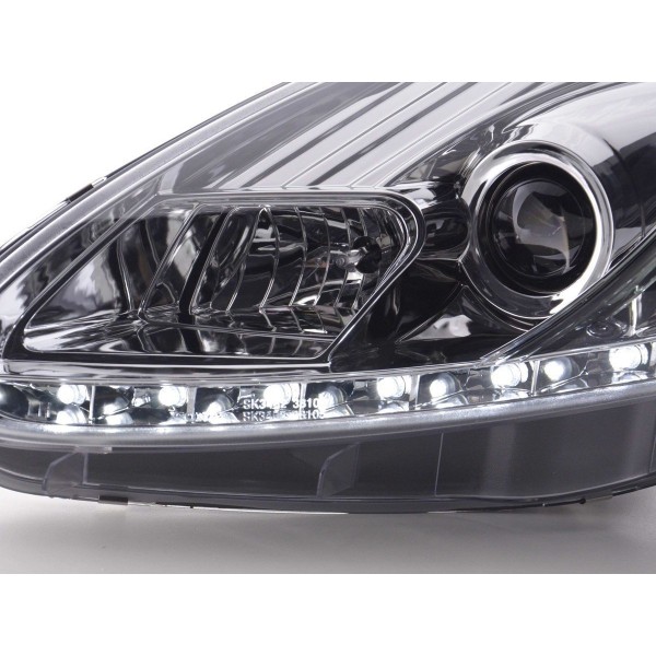 Daylight headlight LED daytime running lights Fiat Grande Punto 199 chrome