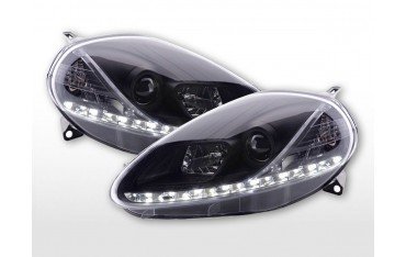 Daylight headlight LED daytime running lights Fiat Grande Punto 199 black