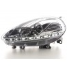 Daylight headlight LED daytime running lights Fiat Punto Evo 09 chrome