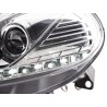 Daylight headlight LED daytime running lights Fiat Punto Evo 09 chrome