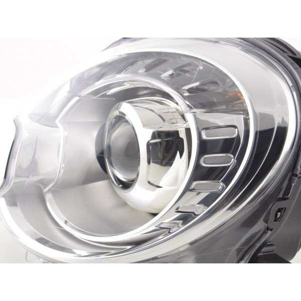 Headlights in xenon look Fiat 500 type 312 from 2010 chrome