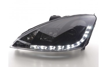 Daylight headlight LED daytime running lights Ford Focus 1 C170 black