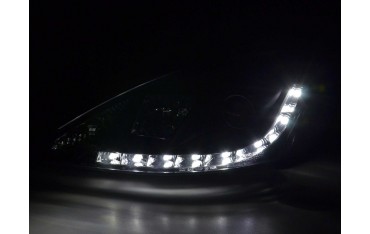 Daylight headlight LED daytime running lights Ford Focus 1 C170 black