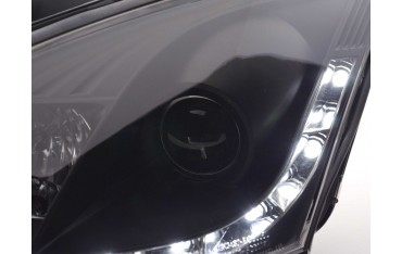 Daylight headlight LED daytime running lights Ford Focus 1 C170 black