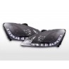 Daylight headlight LED DRL look Ford Focus 3 4 5 door 01 04 black for right hand drive vehicles