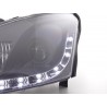 Daylight headlight LED DRL look Ford Focus 3 4 5 door 01 04 black for right hand drive vehicles