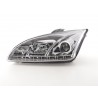 Daylight headlight LED DRL look Ford Focus 4 5 door 05 08 chrome for right hand drive vehicles