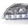 Daylight headlight LED DRL look Ford Focus 4 5 door 05 08 chrome for right hand drive vehicles