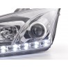 Daylight headlight LED DRL look Ford Focus 4 5 door 05 08 chrome for right hand drive vehicles