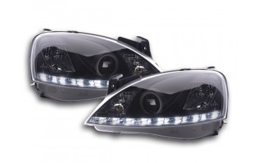 Daylight headlight LED daytime running lights Opel Corsa C 01 06 black