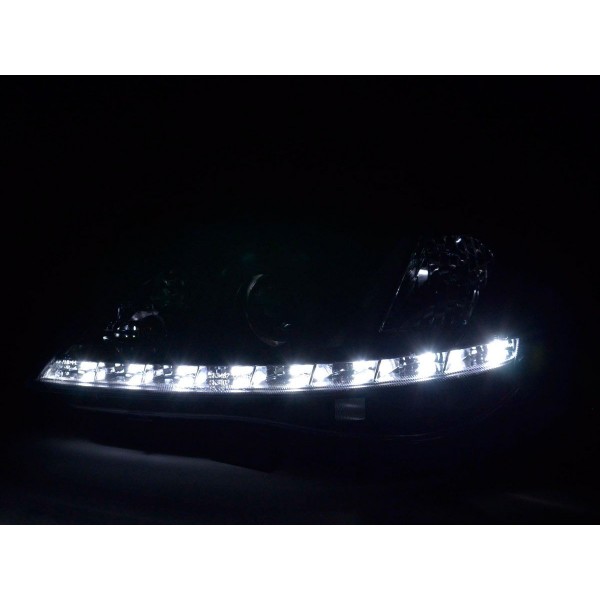 Daylight headlight LED daytime running lights Opel Corsa C 01 06 black