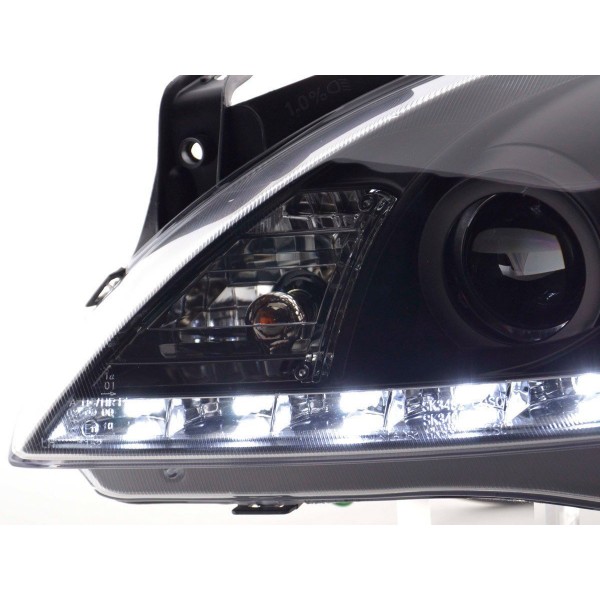 Daylight headlight LED daytime running lights Opel Corsa C 01 06 black