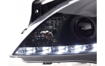 Daylight headlight LED daytime running lights Opel Corsa C 01 06 black