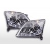Daylight headlight LED DRL look Opel Vectra C 02 05 chrome