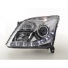 Daylight headlight LED DRL look Opel Vectra C 02 05 chrome
