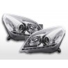 Daylight headlight LED daytime running lights Opel Astra H 2004 2009 chrome