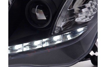 Daylight headlight LED daytime running lights Opel Astra H 2004 2009 black