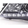 Daylight headlight LED DRL look Opel Astra H 04 10 chrome for right hand drive