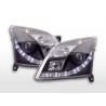 Daylight headlight LED DRL look Opel Vectra C 02 05 black for right hand drive vehicles
