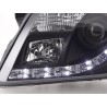 Daylight headlight LED DRL look Opel Vectra C 02 05 black for right hand drive vehicles