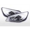Headlight set Opel Astra J 5 door 2009 2012 chrome without engine