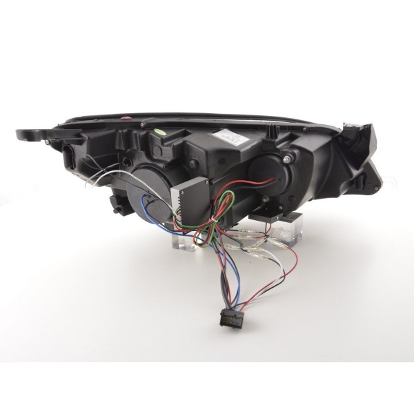 Headlight set Opel Astra J 5 door 2009 2012 chrome with engine