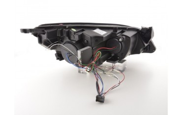 Headlight set Opel Astra J 5 door 2009 2012 chrome with engine