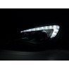 Headlight set Opel Astra J 5 door 2009 2012 black with engine