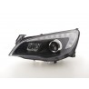 Headlight set Opel Astra J 5 door 2009 2012 black with engine