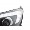 Headlight set Opel Astra J 5 door 2009 2012 black with engine