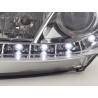 Daylight headlight LED DRL look Peugeot 206 98 07 chrome