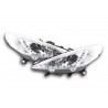 Daylight headlight LED daytime running lights Peugeot 207 06 chrome for right hand drive